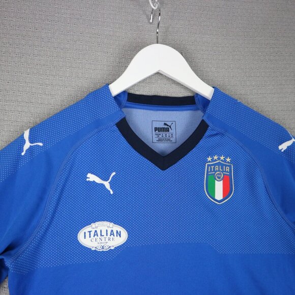 Puma Italy ITA Soccer Jersey Football Womens Large Blue - Picture 3 of 8
